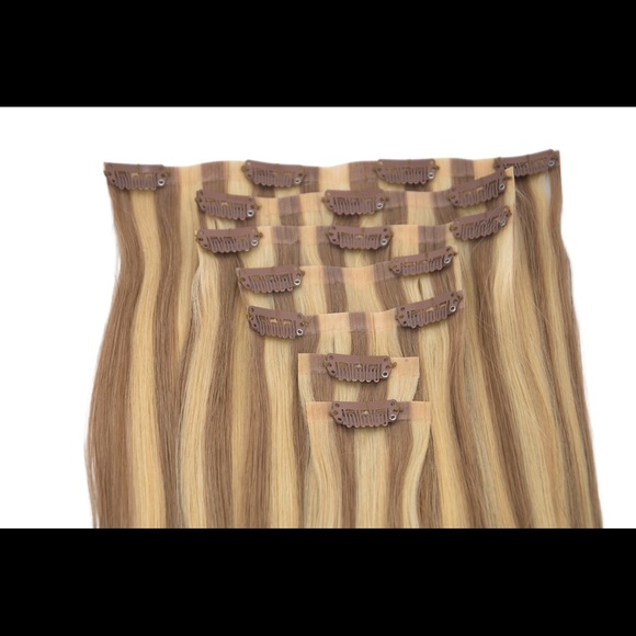 Clip-in Hair Extensions (100% Human Hair) - Picture 2 of 6